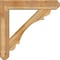 Ekena Millwork Olympic Craftsman Rough Sawn Bracket w/ Offset Brace, Western Red Cedar, 8"W x 40"D x 40"H BKT0806X40X40OLY04RWR - alternate 4